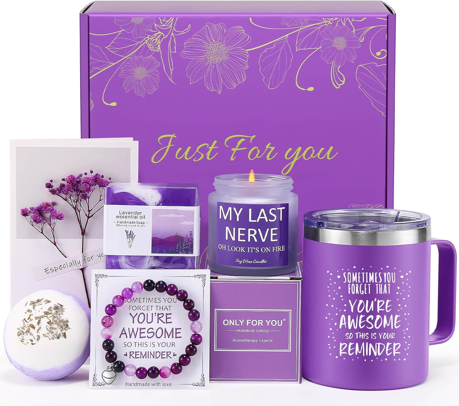 Relaxing Spa Gift Basket Set for Women