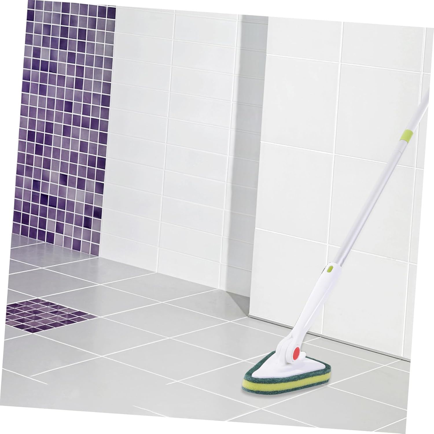 2pcs Multipurpose Cleaning Brush Heads for Bathroom Kitchen Shower Tile and Garage