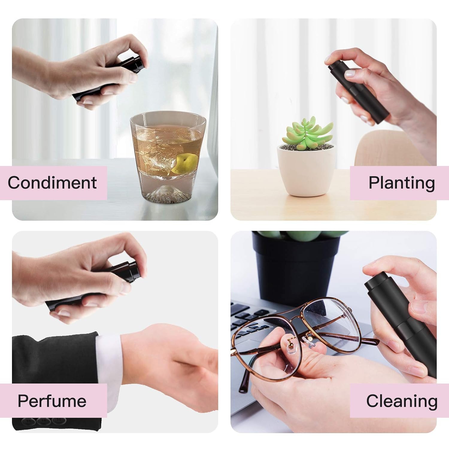 Tekson Travel Perfume Atomizer 8ml 5PCS