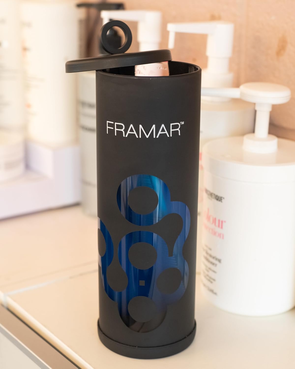 Framar Disinfectant Jar for Salon - Stylish and Durable