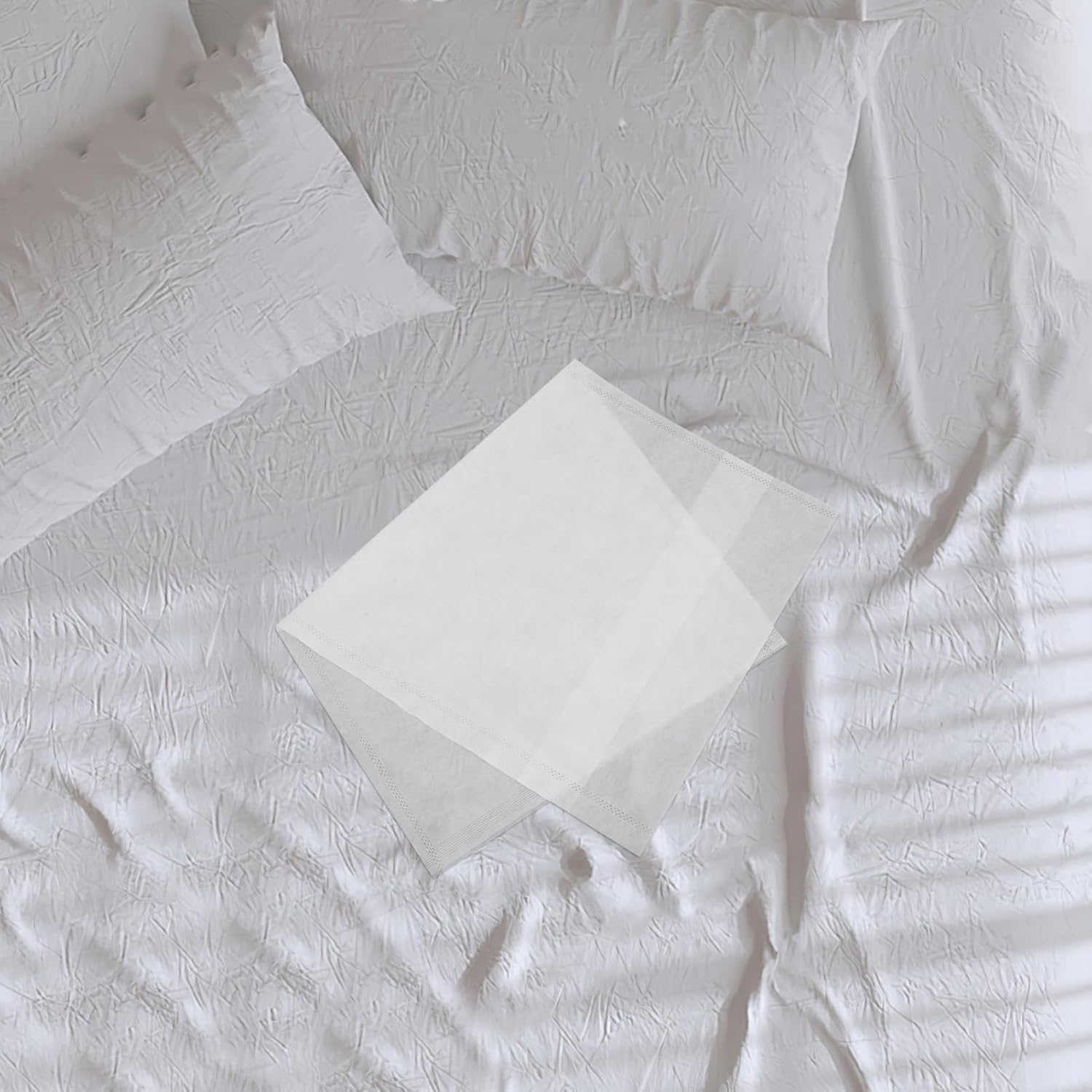 ABOOFAN 20pcs Non Woven Pillow Protectors for Travel and Hotel Use