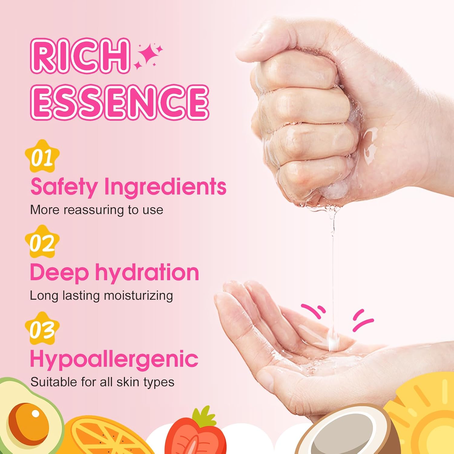 14 Pack Fruit Face Masks Skincare Set for All Ages