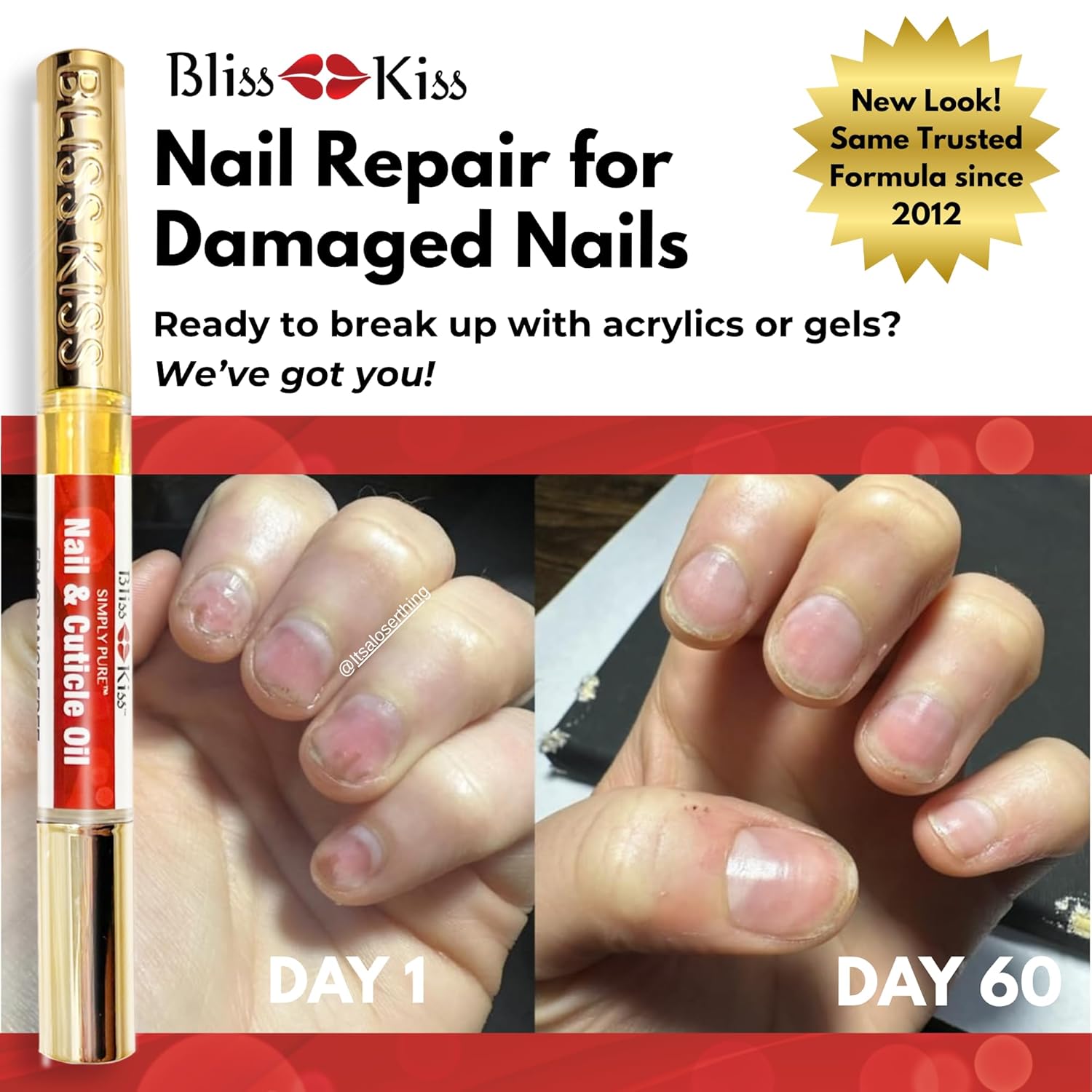 Bliss Kiss Nail Oil Cuticle Pen with Vitamin E and Jojoba