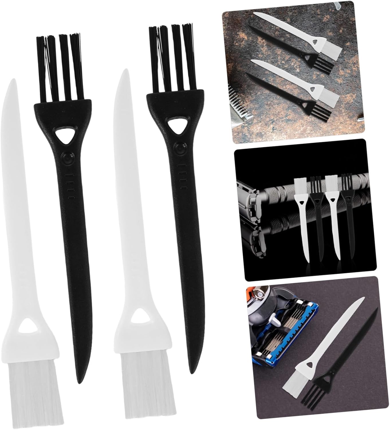 10pcs Crevice Cleaning Brushes Set for Razors and Electronics