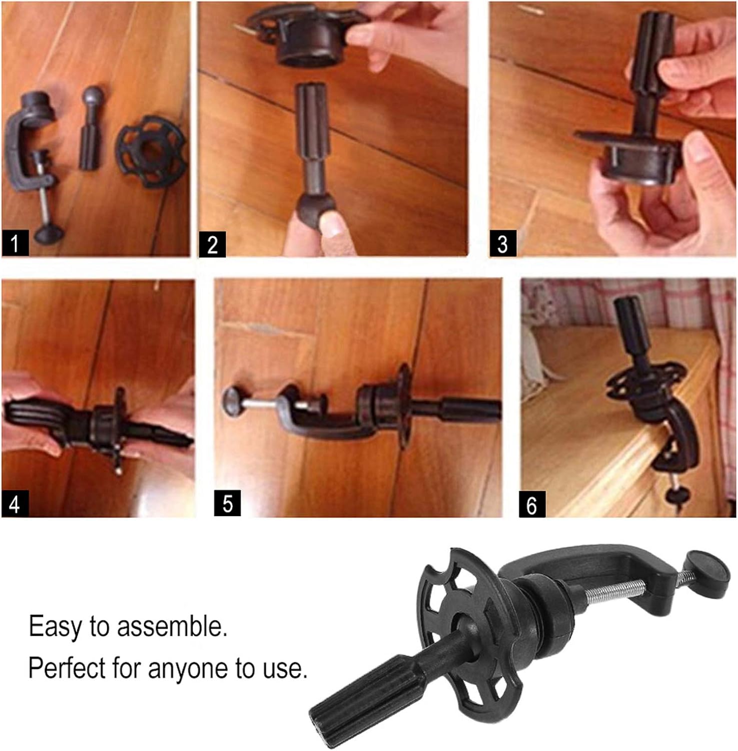 Real Hair Mannequin Head with Free Clamp for Styling Practice