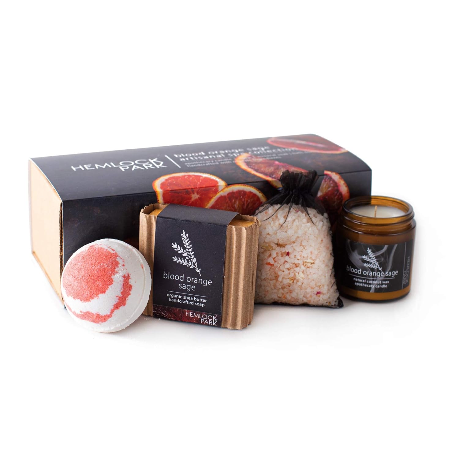 Hemlock Park Blood Orange Sage Spa Gift Set
