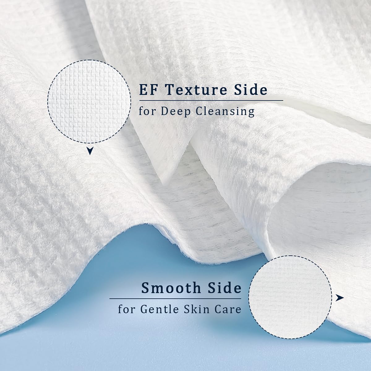 DewVera Disposable Face Towel 10x12 Ultra Soft Thick Washcloth