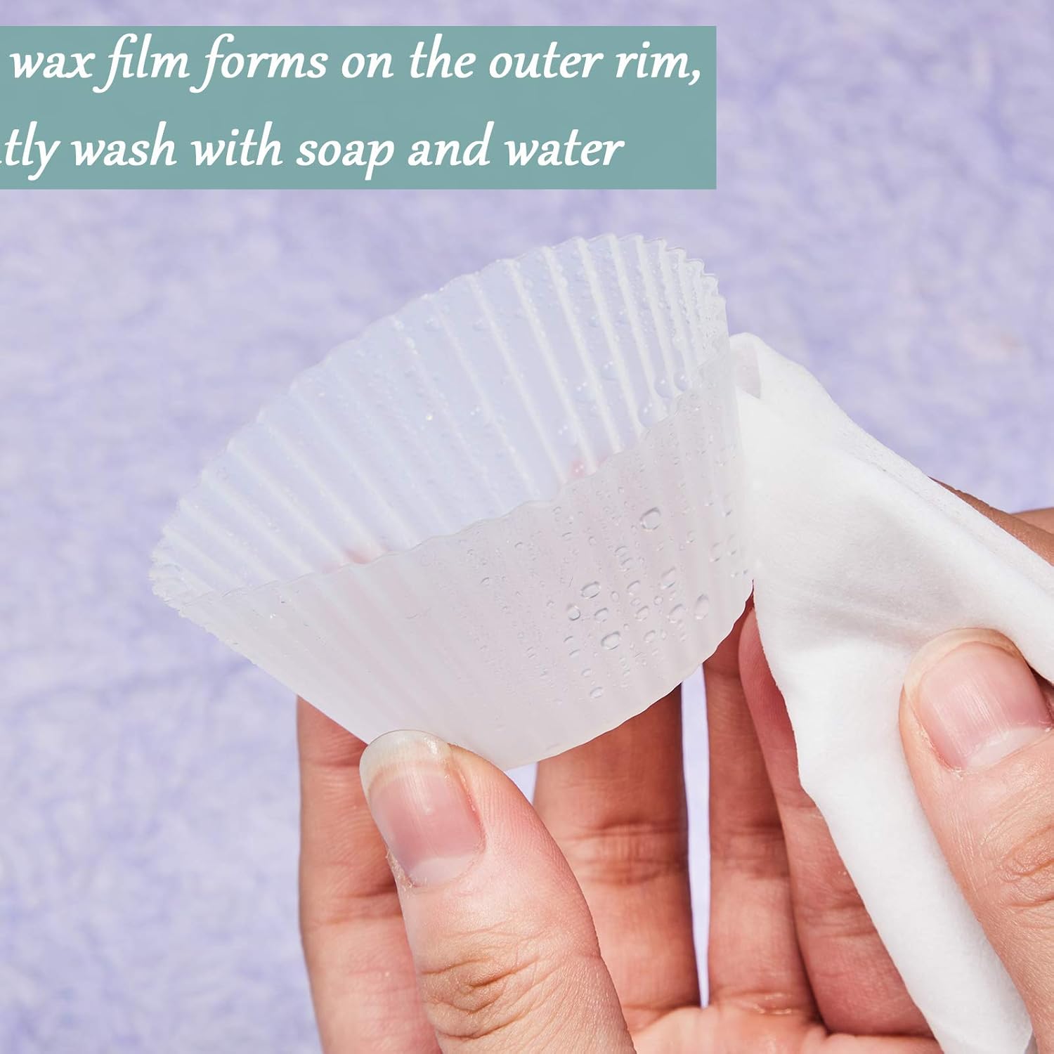 Patelai 20 Piece Silicone Wax Melt Liner Reusable