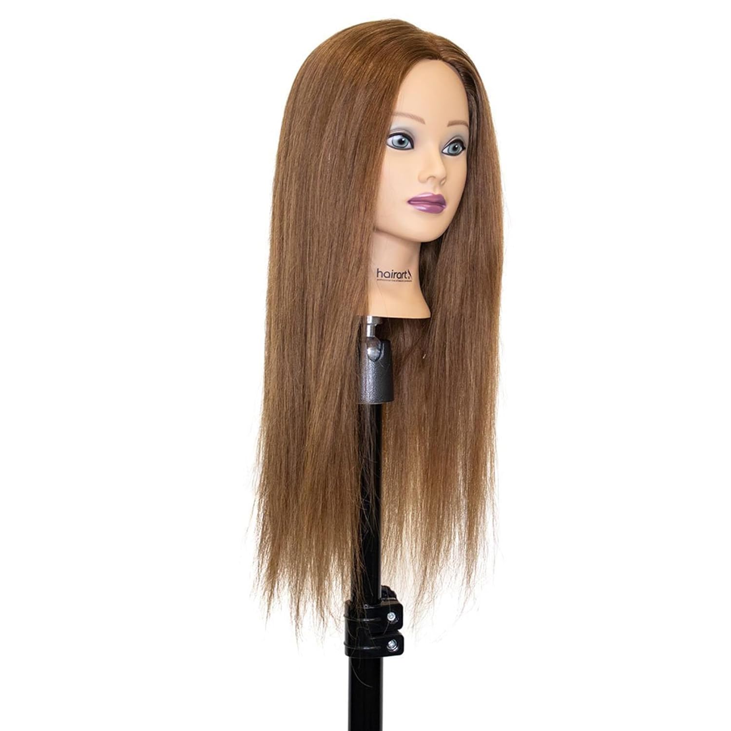 Hair Art Stella Human Hair Mannequin Head Brown 22 Inches
