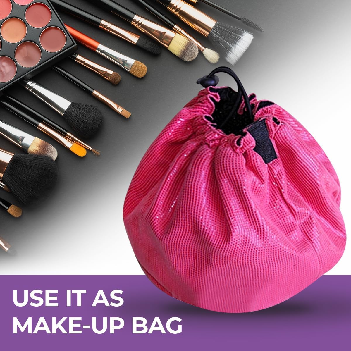 CreatedHair ResQ Mini Wig Bag - Pink
