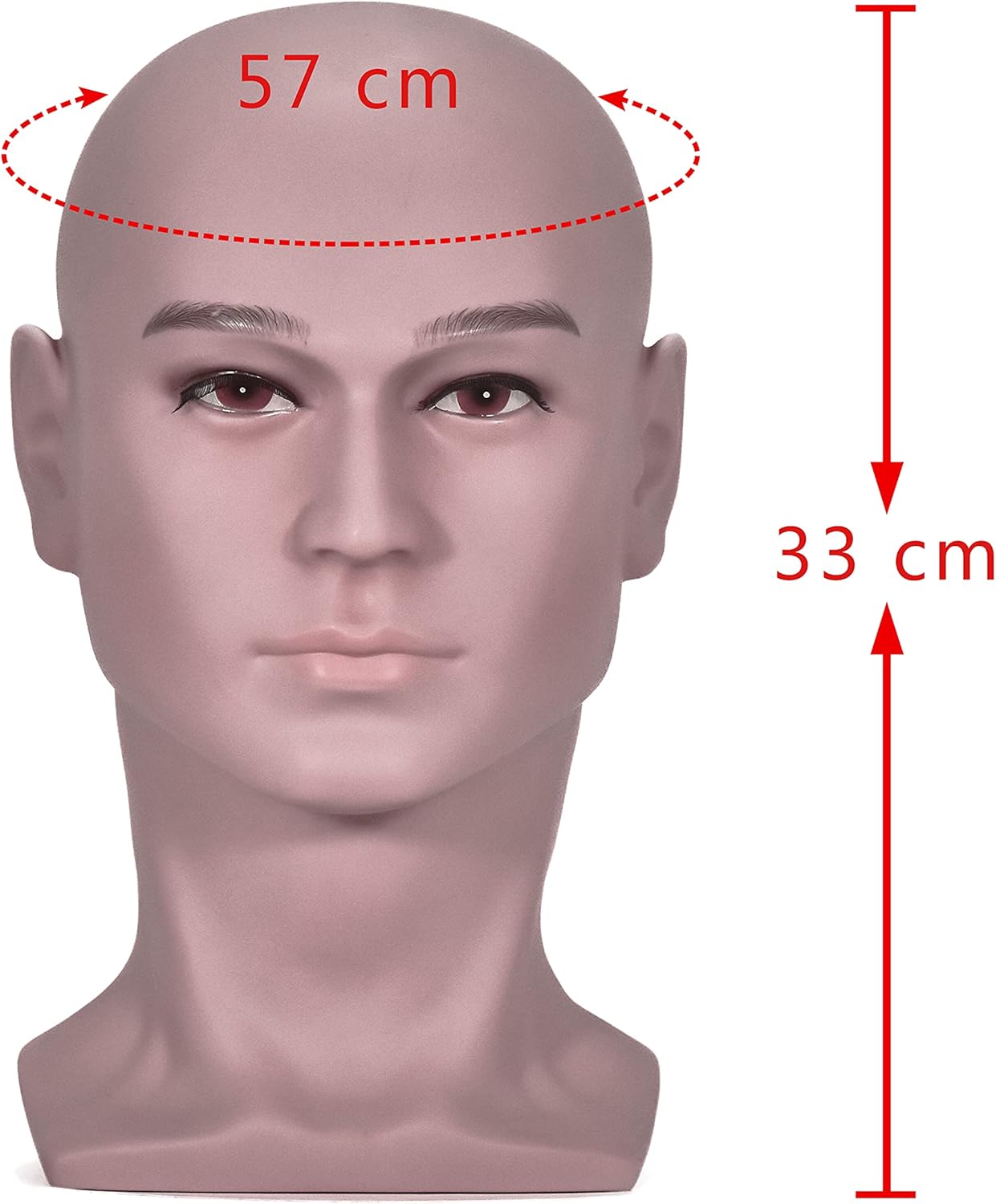 ZMS Professional Male Mannequin Head Stand