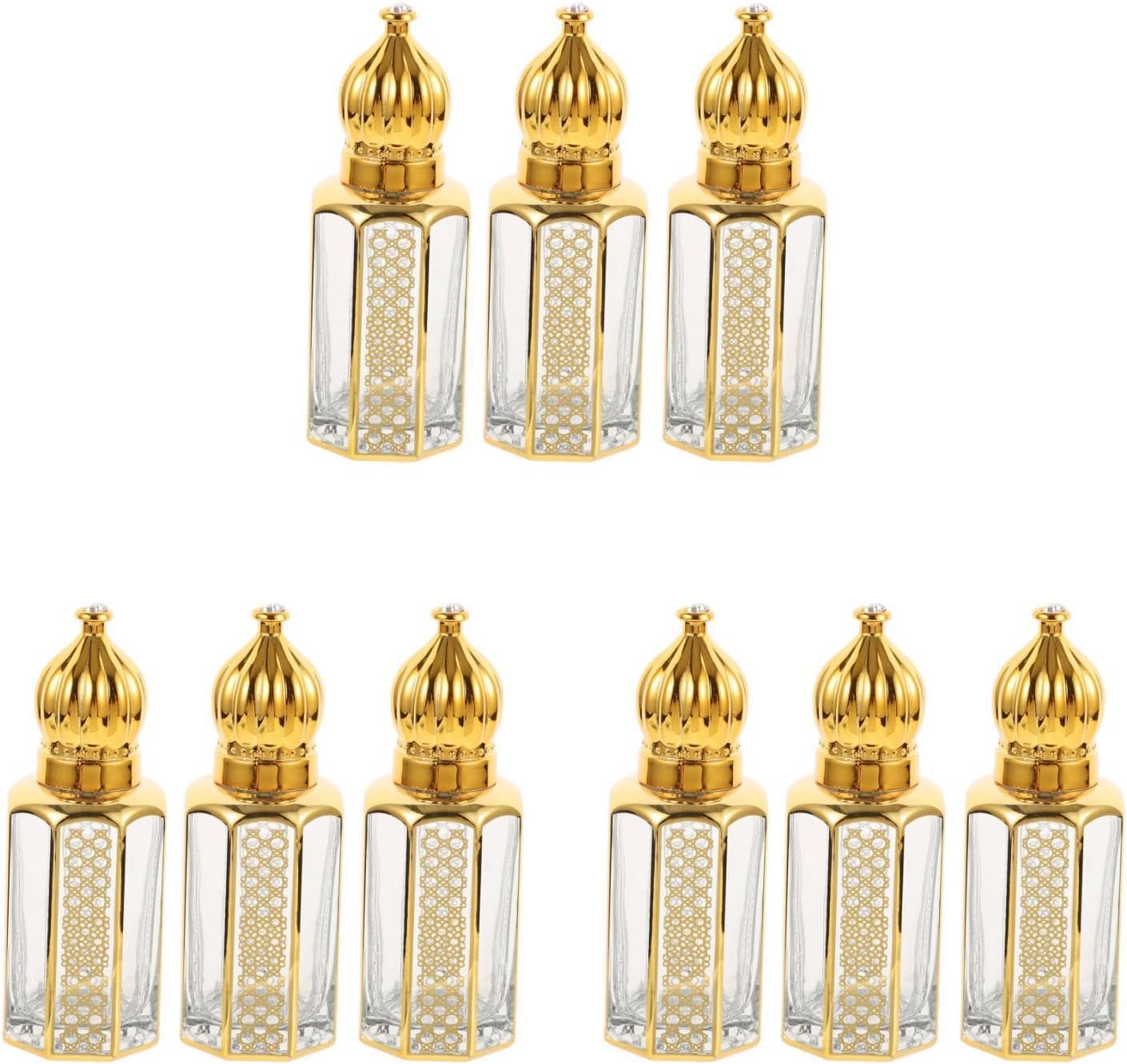 FRCOLOR 9 Pcs Essential Oil Bottles with Roller Ball