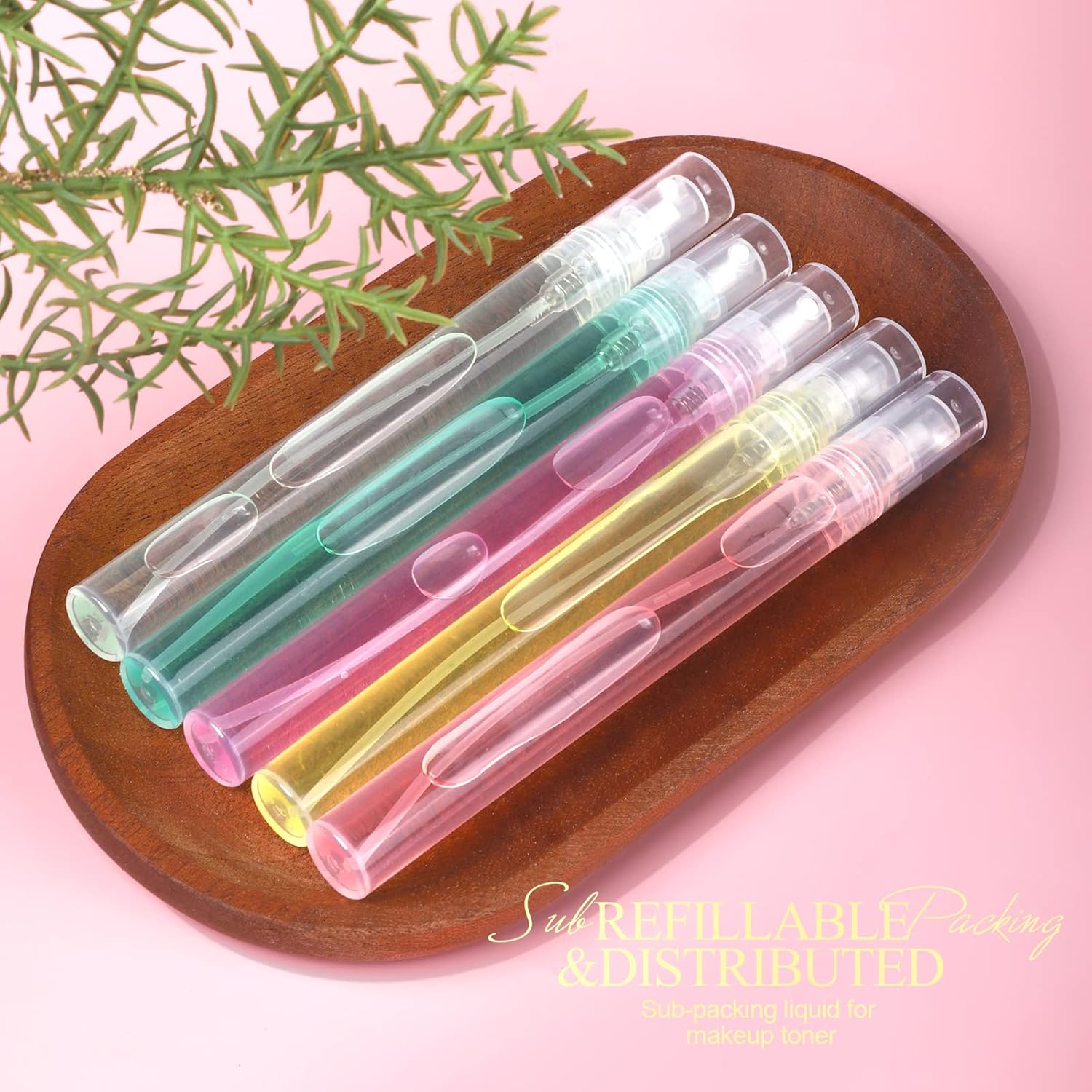Fandamei 10 Pack Mini Refillable Spray Bottles