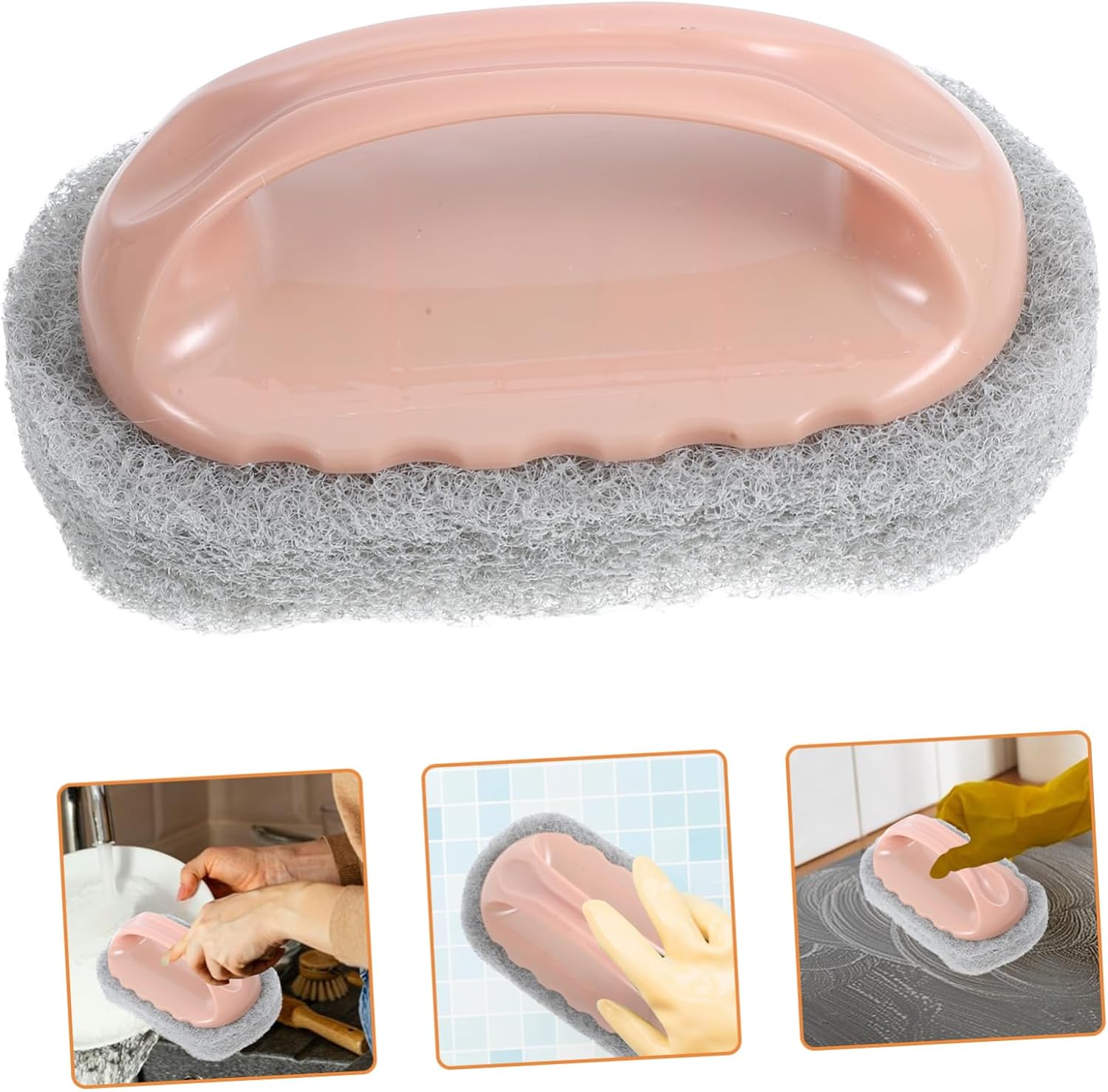 Multi-Purpose Cleaning Brush for Bathroom Tiles and Kitchen Cookware