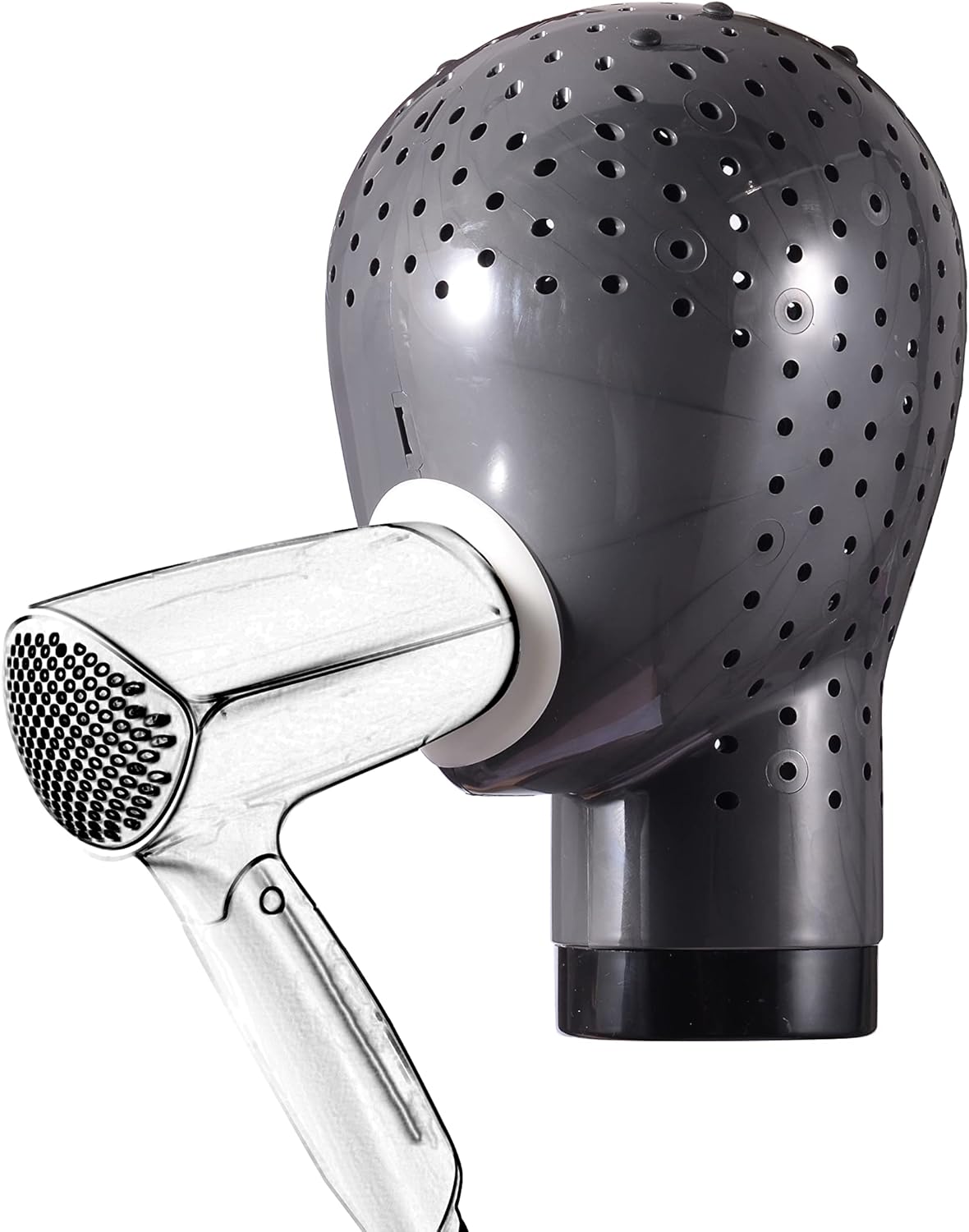 Maxsirui Wig Head Stand with Mannequin for Drying and Styling