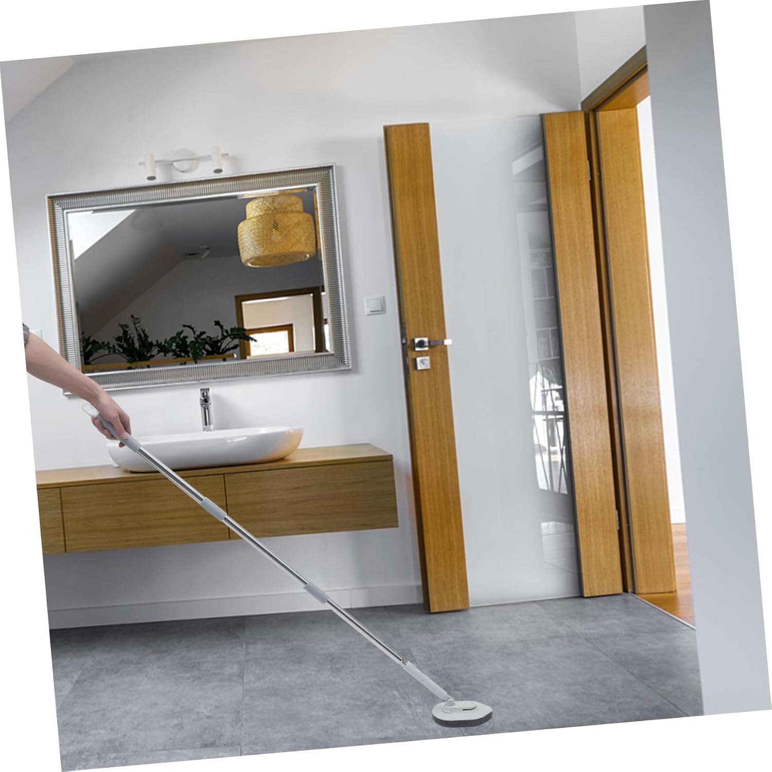 CHILDWEET Long Handle Scrub Brush Set for Deep Cleaning