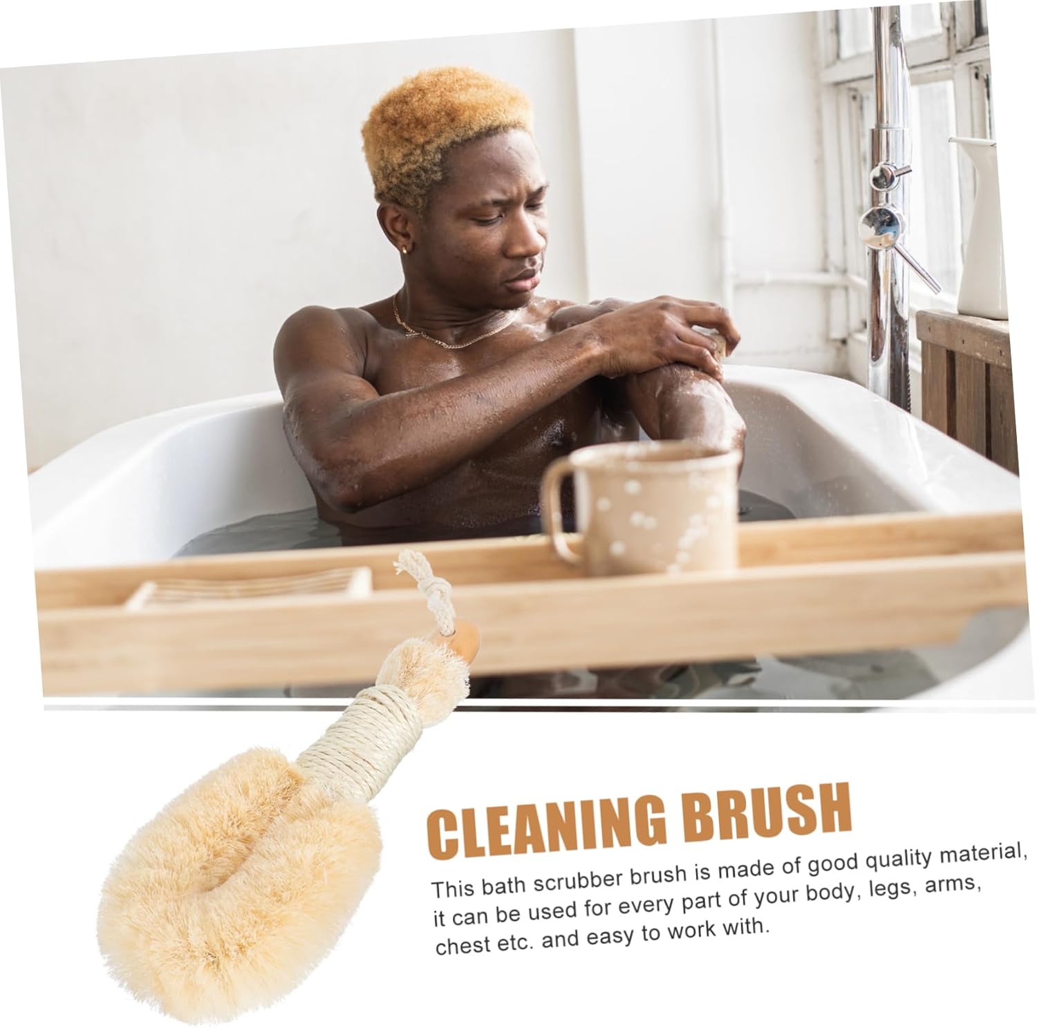 Ipetboom Bath Exfoliating Brush for Home Use