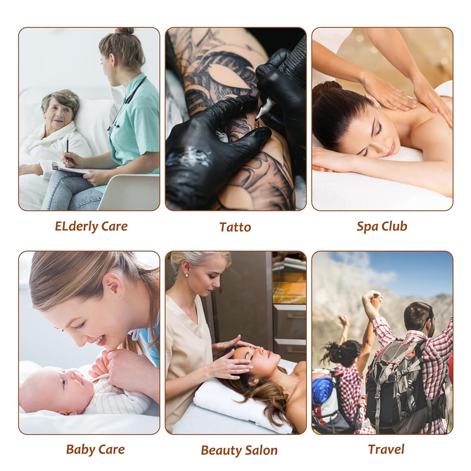 60 Pcs Disposable Fitted Massage Table Sheet Set