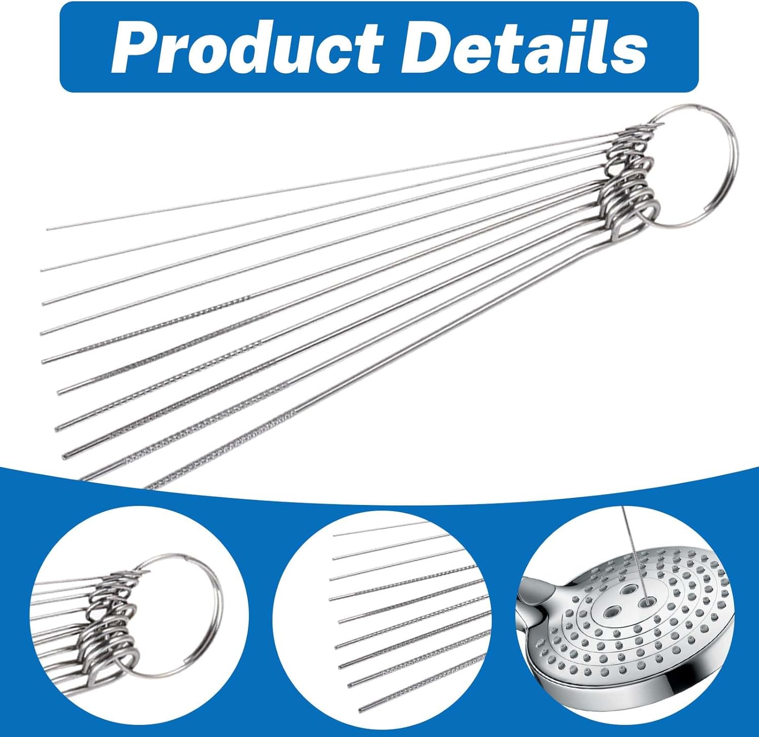 30 PCS Shower Head Cleaner Picks with Brushes
