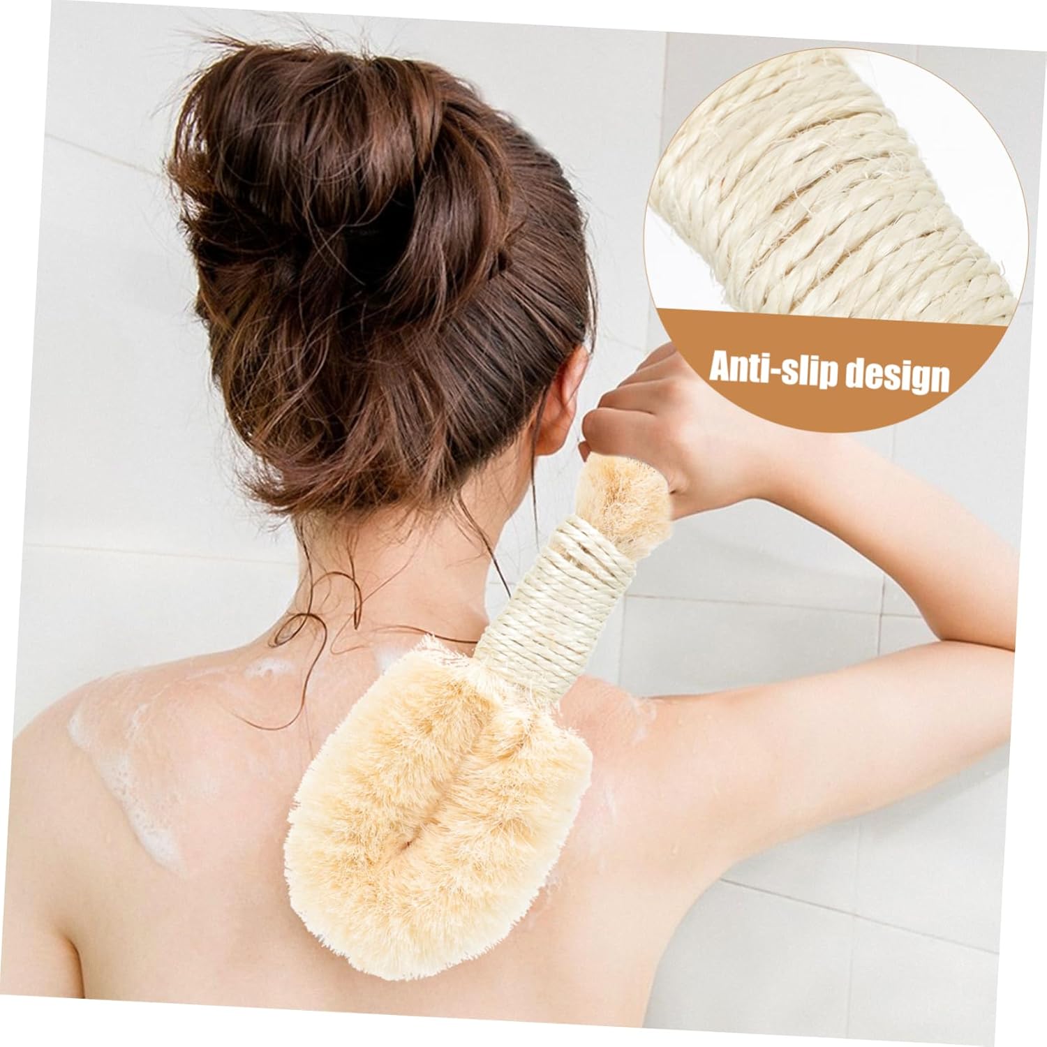 Ipetboom Bath Exfoliating Brush for Home Use