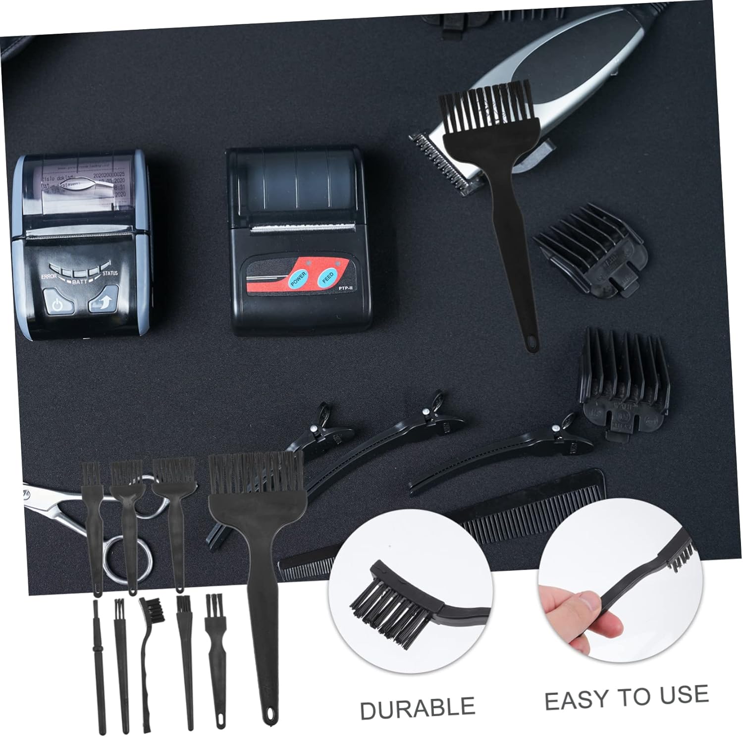 8-Piece Electric Razor Cleaning Brush Set for Shavers and Trimmers
