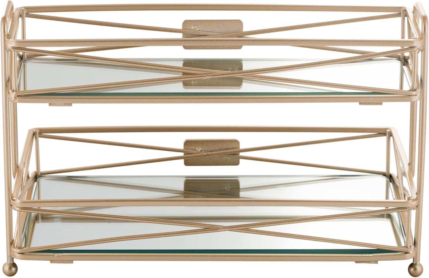 Home Details 2 Tier Mirrored Vanity Tower
