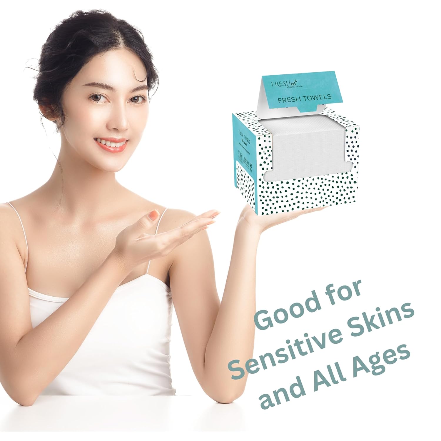 FRESHist Disposable Face Towels 300 Ct 6 Packs