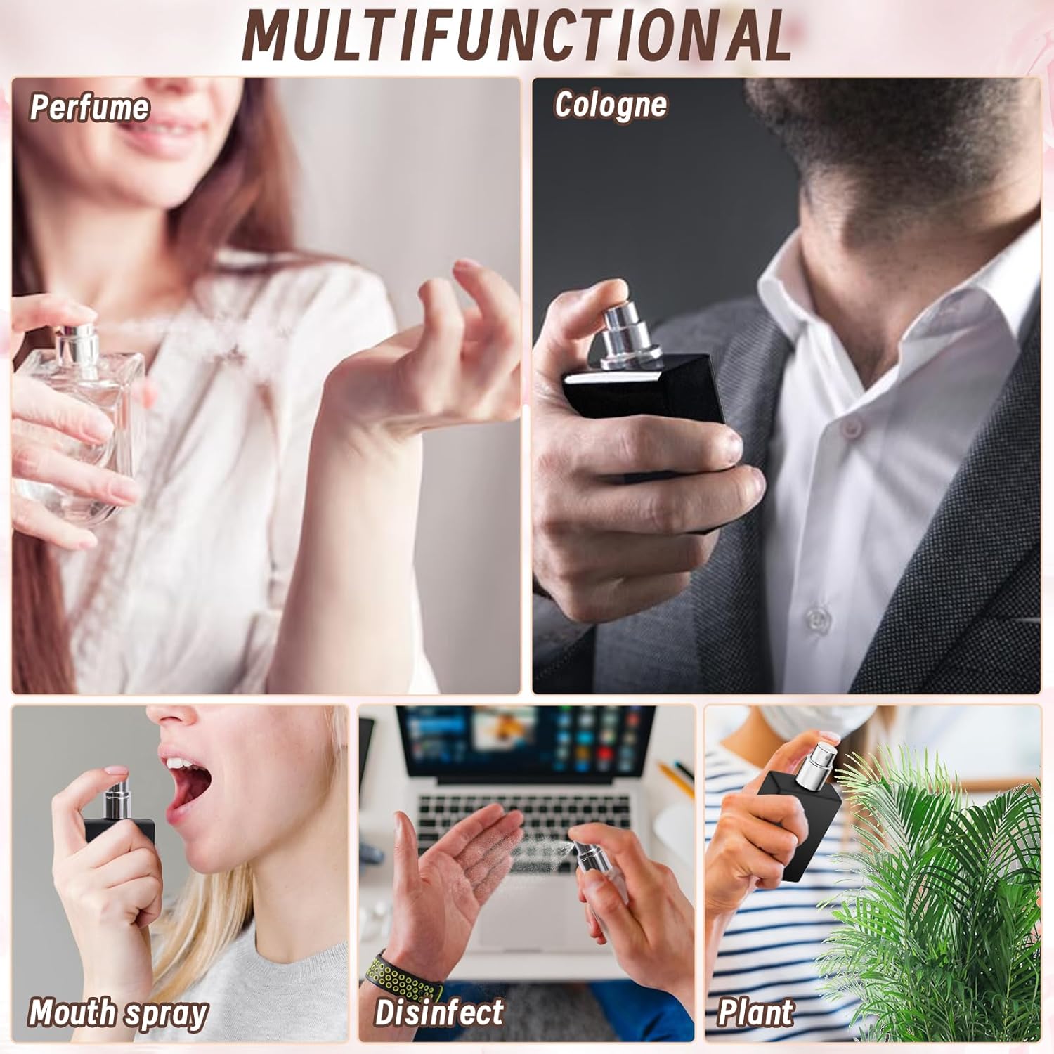 Luxsego 30ML Refillable Perfume Atomizer Bottle