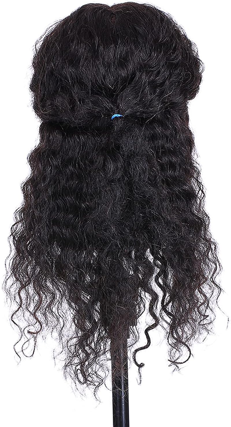 Real Hair Mannequin Head with Free Clamp for Styling Practice