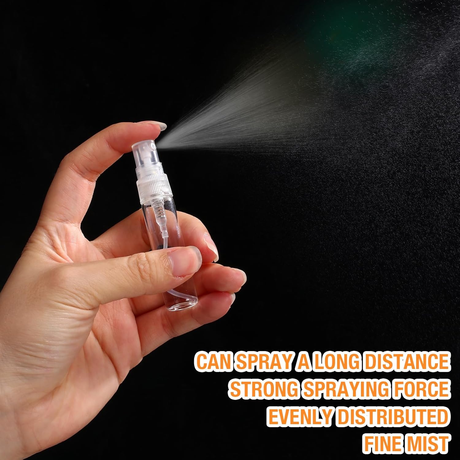 Tanlade 300 Pcs 5ml Clear Glass Spray Bottles