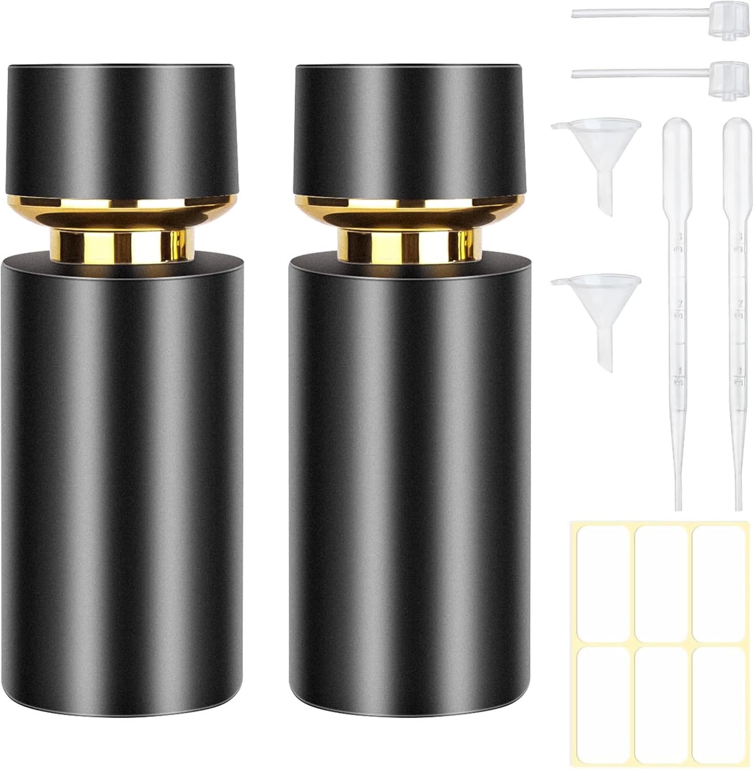 2pcs 50ml Glass Spray Bottle for Perfume and Cologne