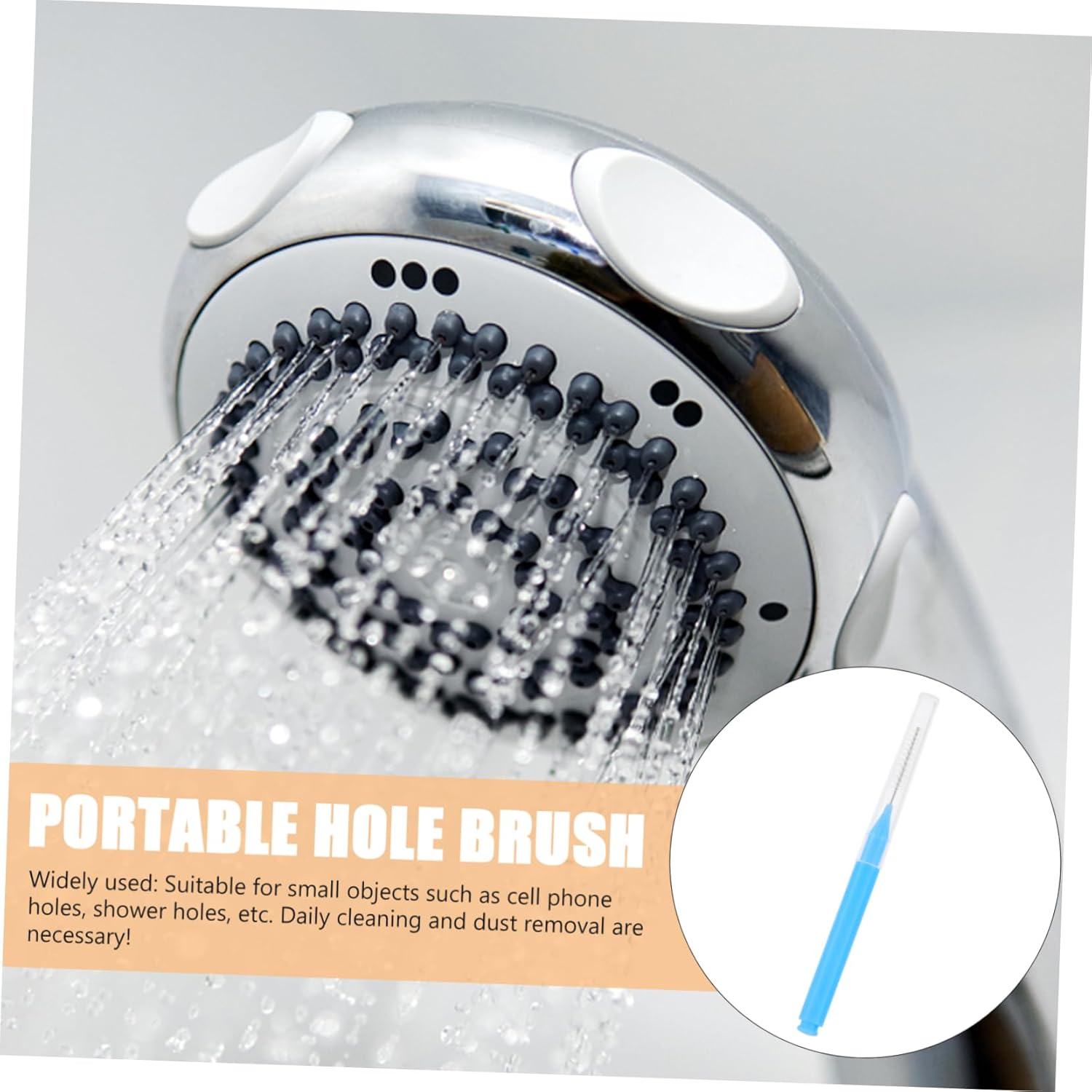 10 Piece Multi-Function Shower Head Brush for Small Hole Cleaning