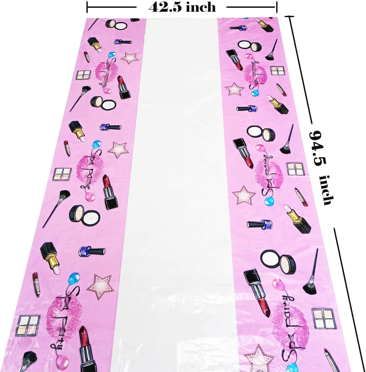 XXDecor 3 Pack Spa Party Tablecloths for Girls