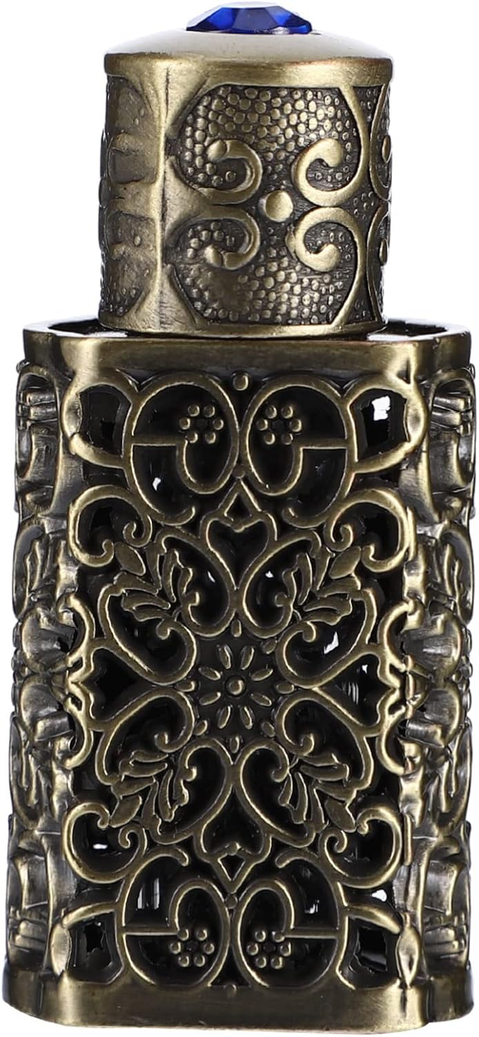 OSALADI Hollow Metal Essential Oil Dropper Bottle 3ML