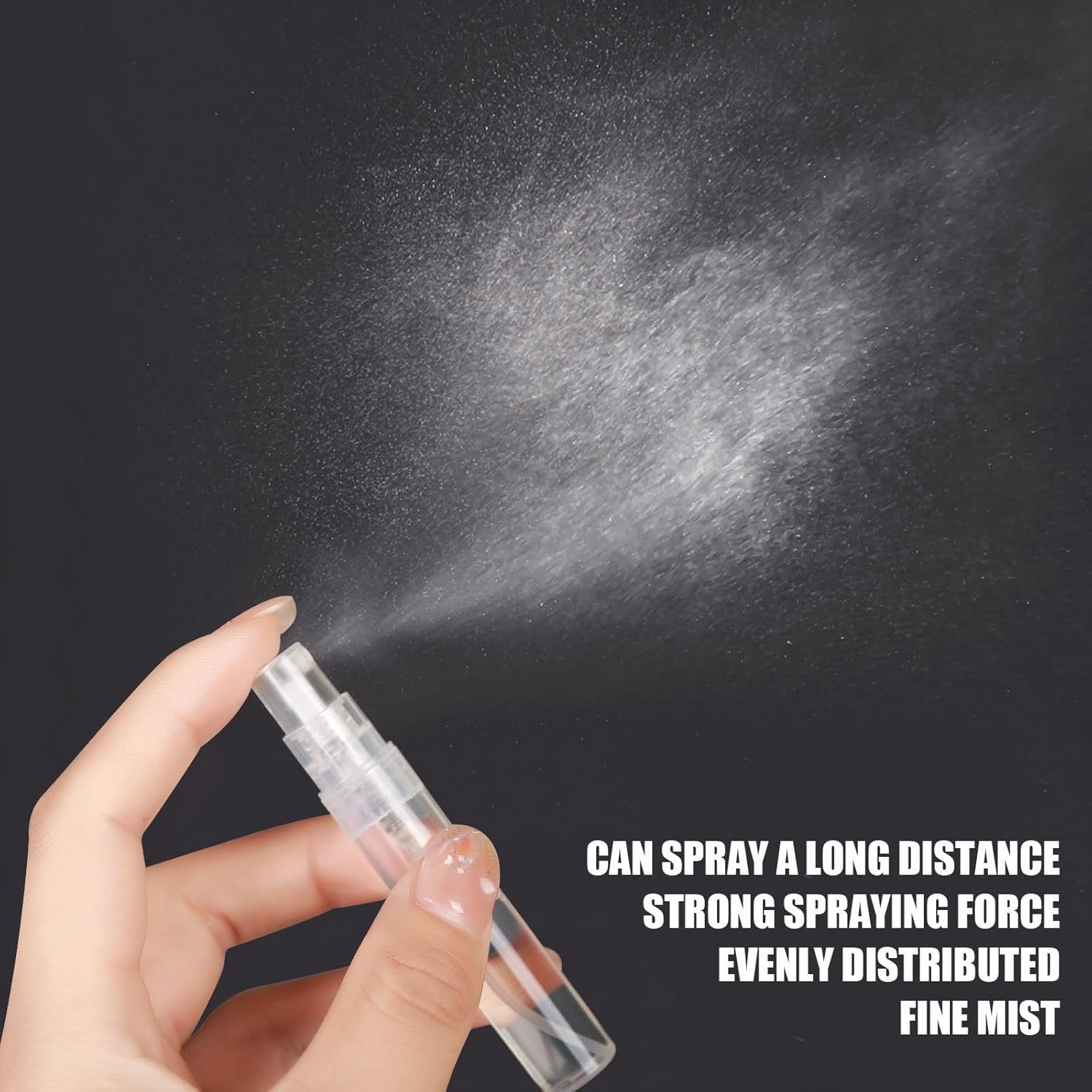 Fandamei 10 Pack 5ml Clear Mini Spray Bottle Empty