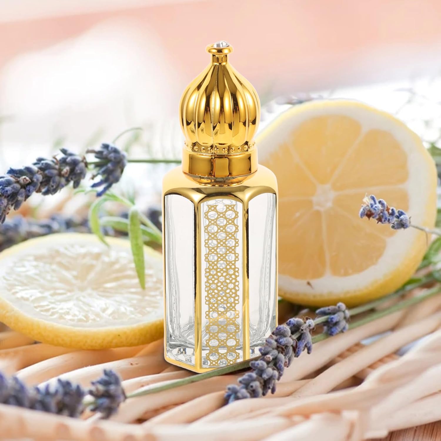 FRCOLOR 9 Pcs Essential Oil Bottles with Roller Ball