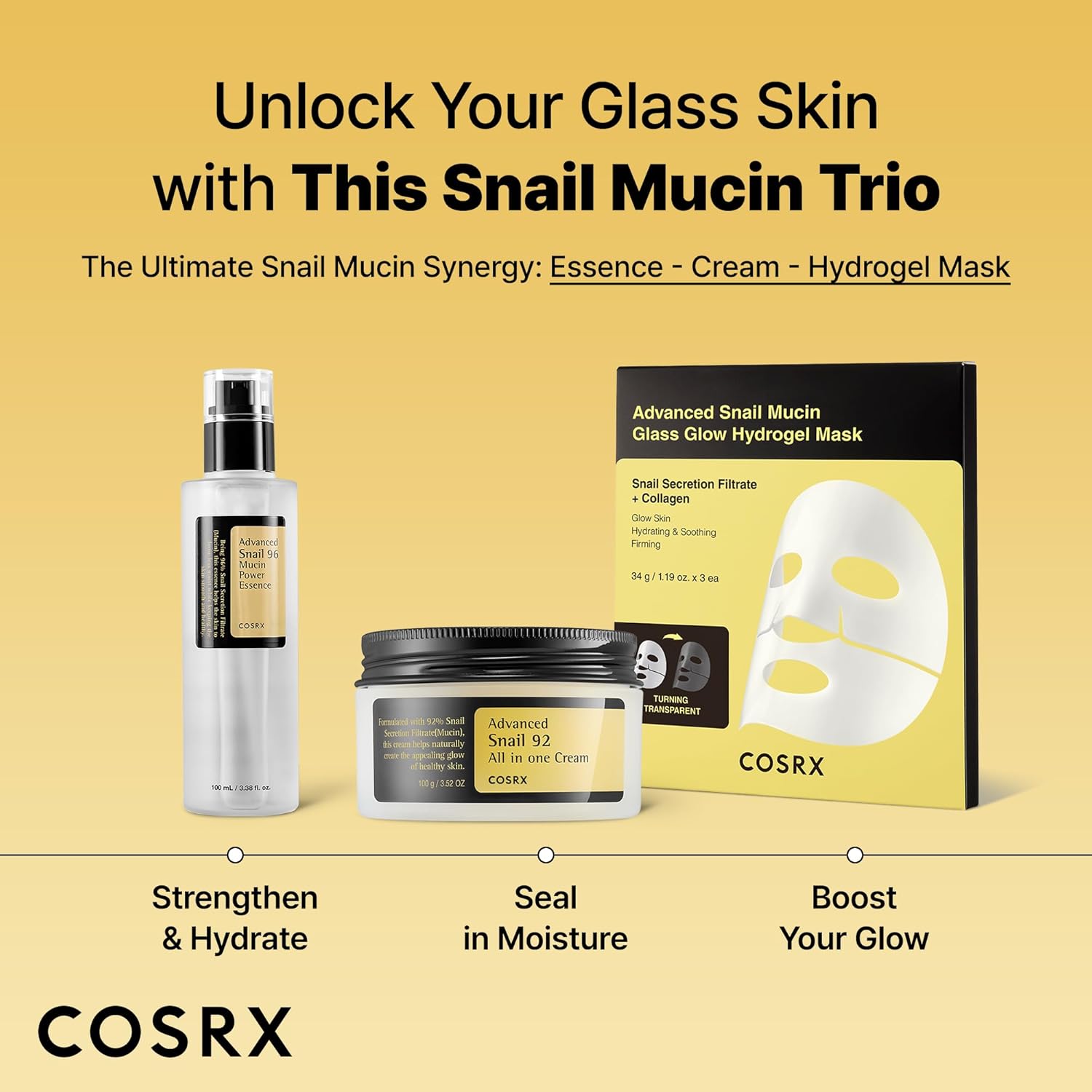 COSRX Snail Mucin 96 Essence Repair Serum 100ml