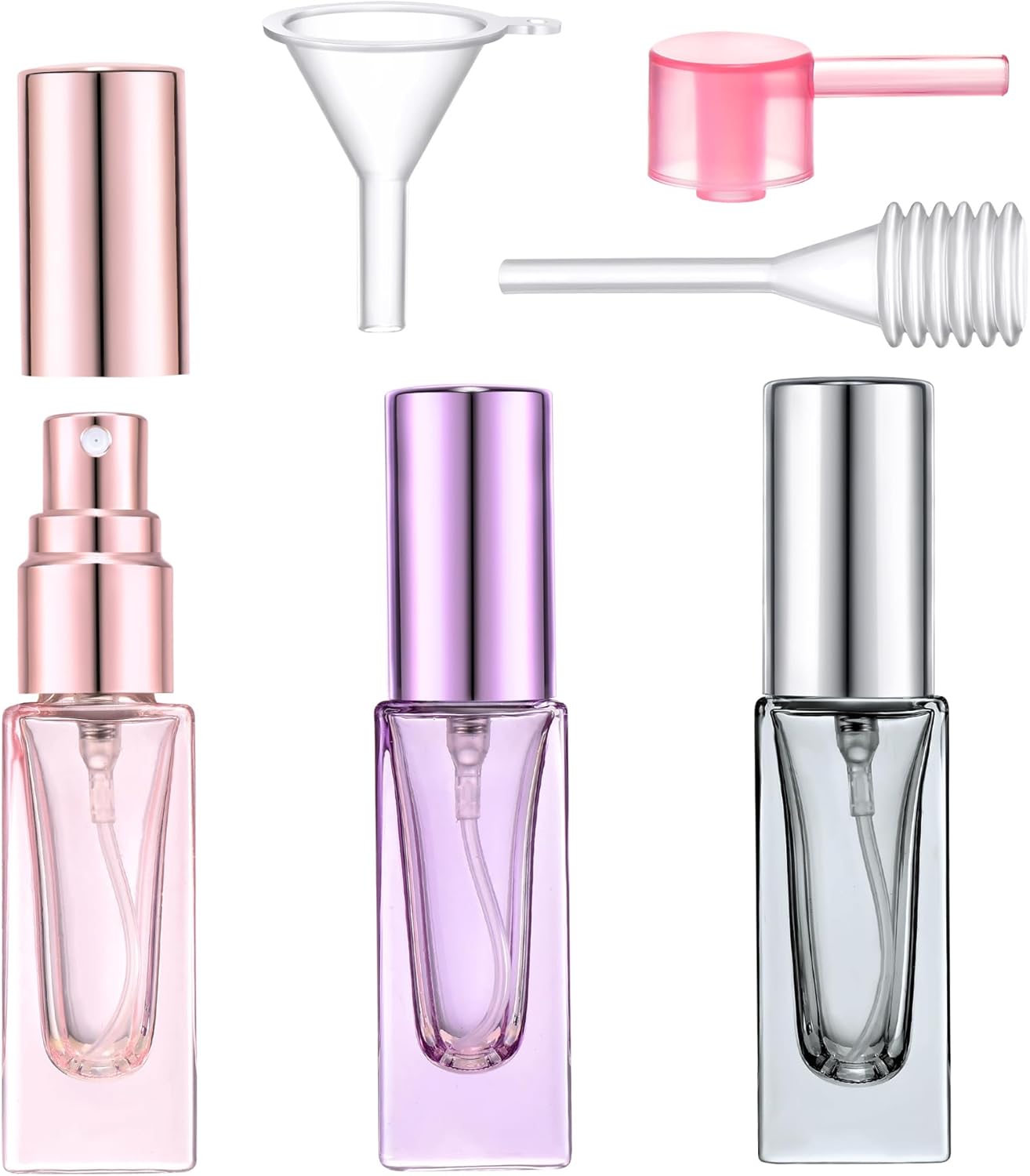 Yikimyfo Travel Perfume Atomizer Refillable 3 Pcs