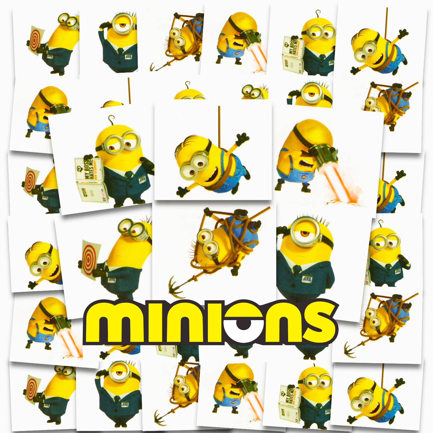 Minions Party Favors Temporary Tattoos Bundle