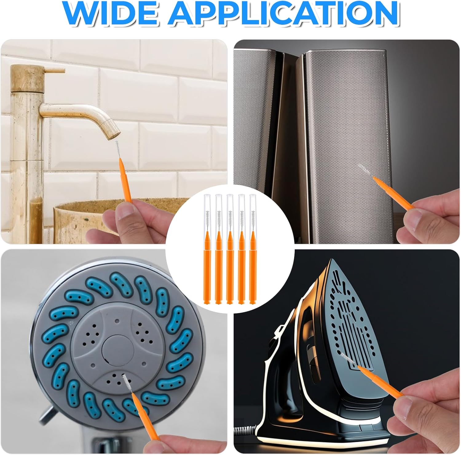 20PCS Shower Head Cleaning Brush Anti-Clogging Nozzle Tool