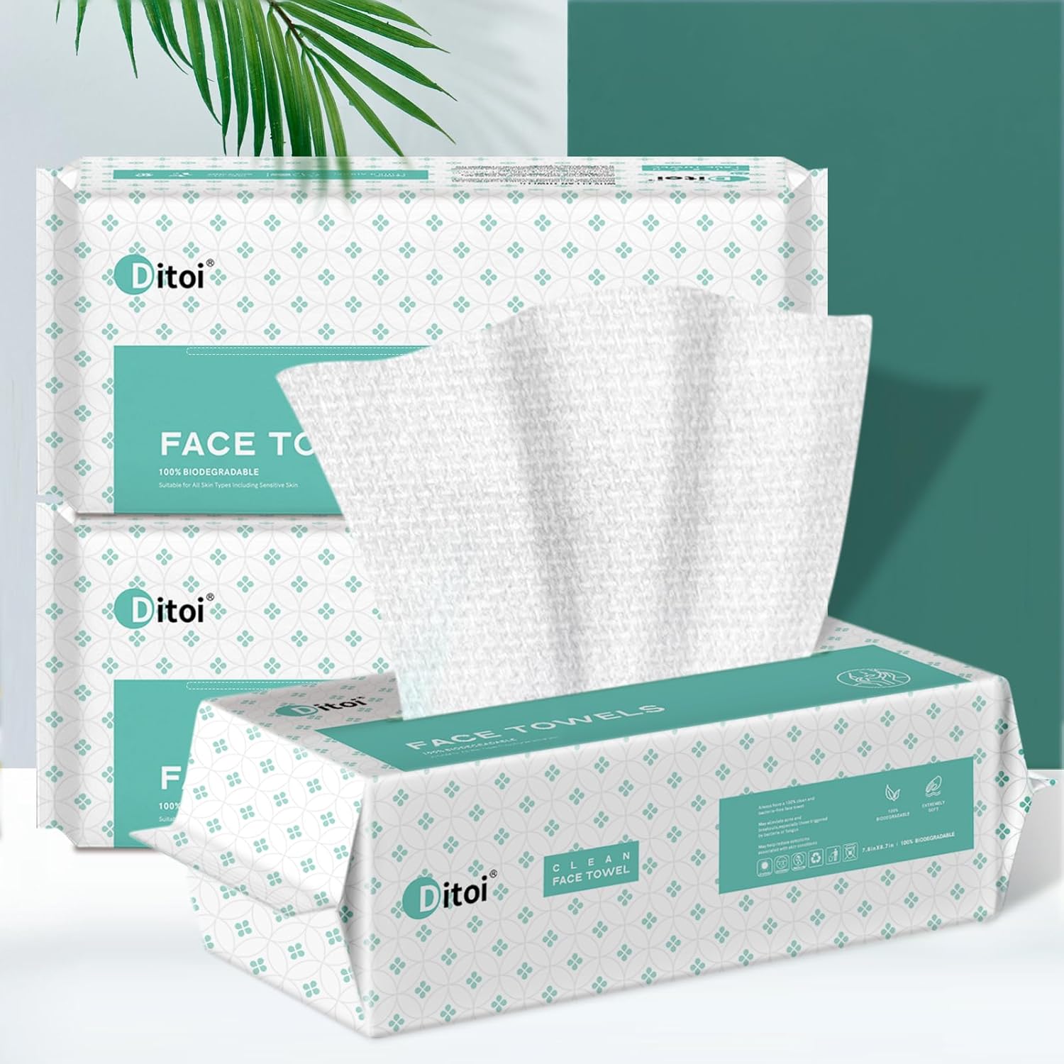 Ditoi Ultra Soft Face Towels for Makeup Skincare 60 Count