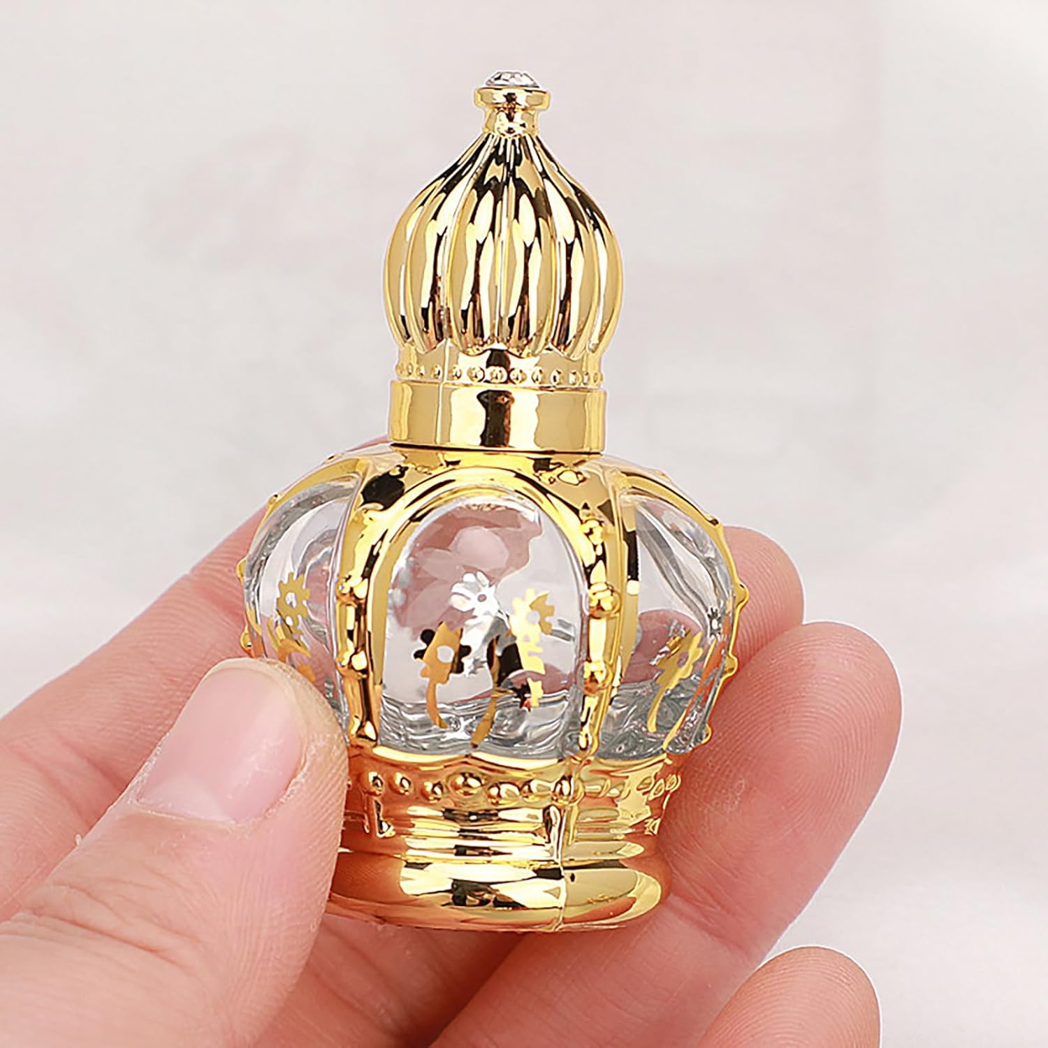 4 Pack Art Deco Roller Bottles For Essential Oils And Travel