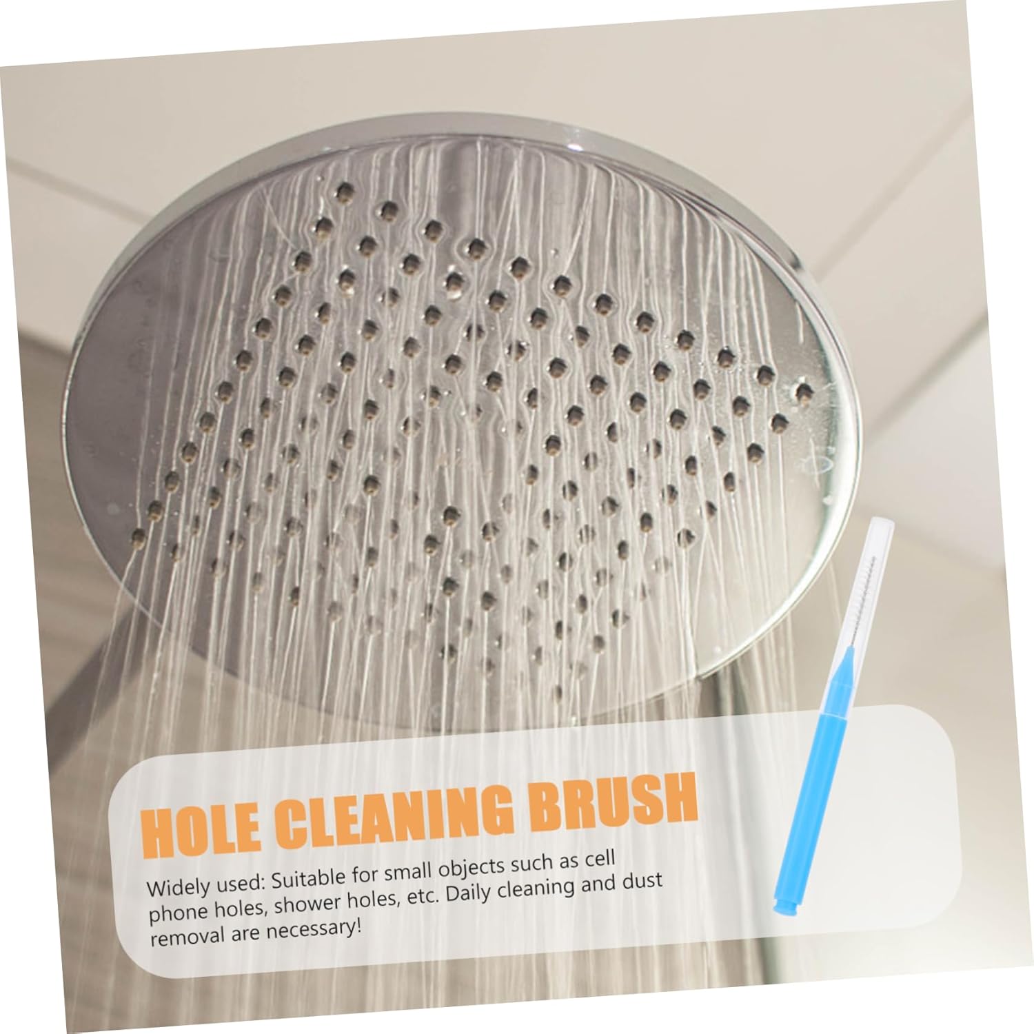 10 Piece Multi-Function Shower Head Brush for Small Hole Cleaning