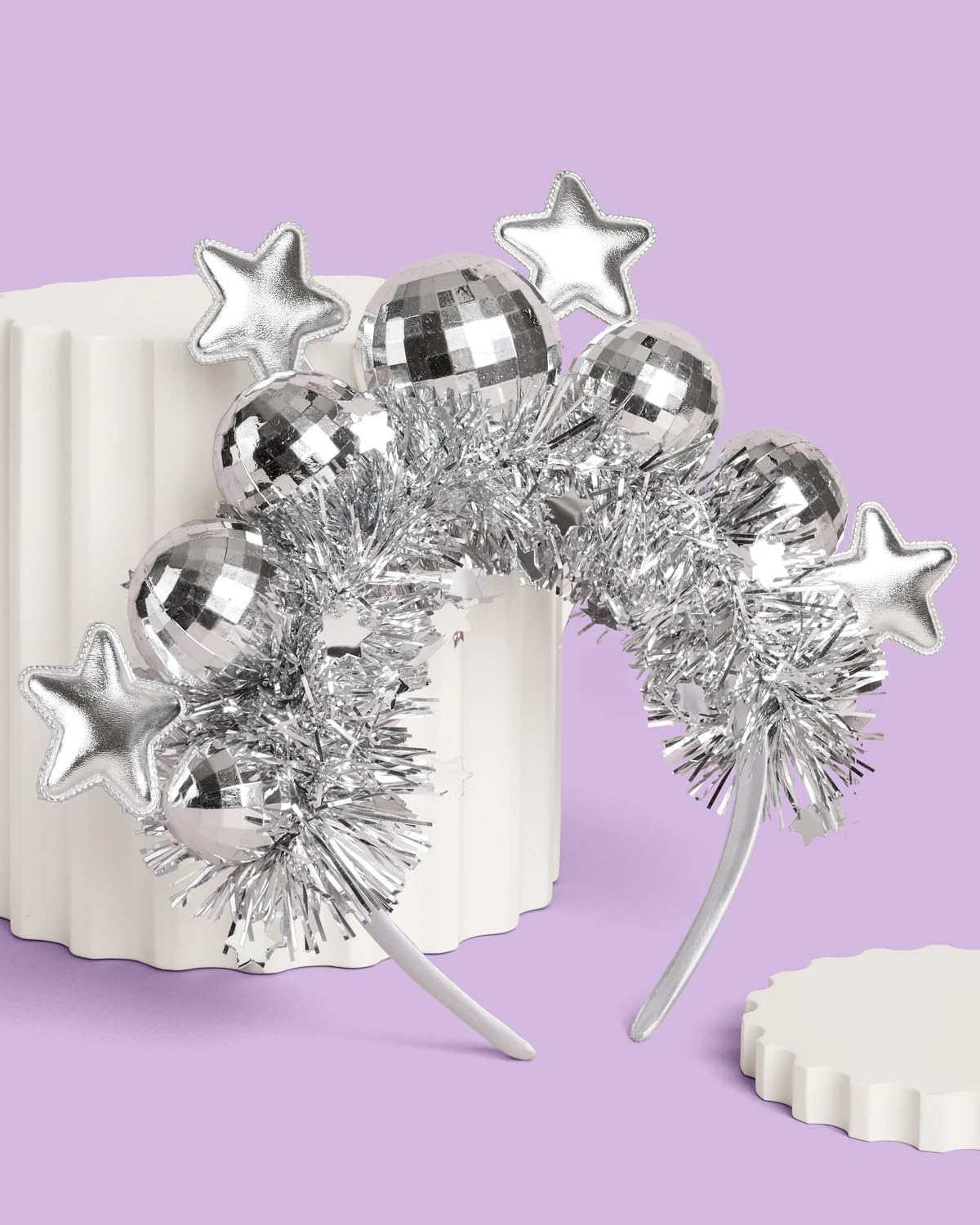 Xo Fetti Disco Balls Stars Headband 4th of July Party Accessory