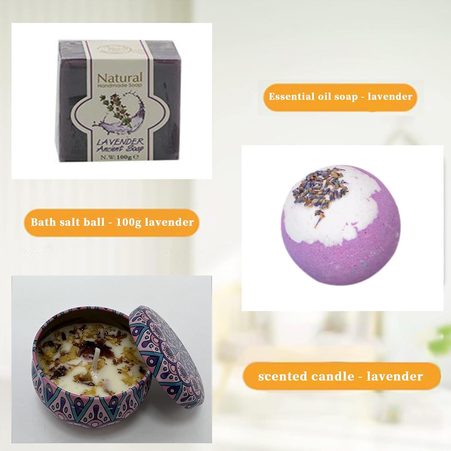 Spa Gift Basket for Women - Purple Surprise Box