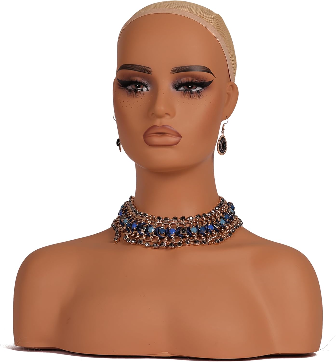 L7 Mannequin Head with Shoulders and Bust Display Prop
