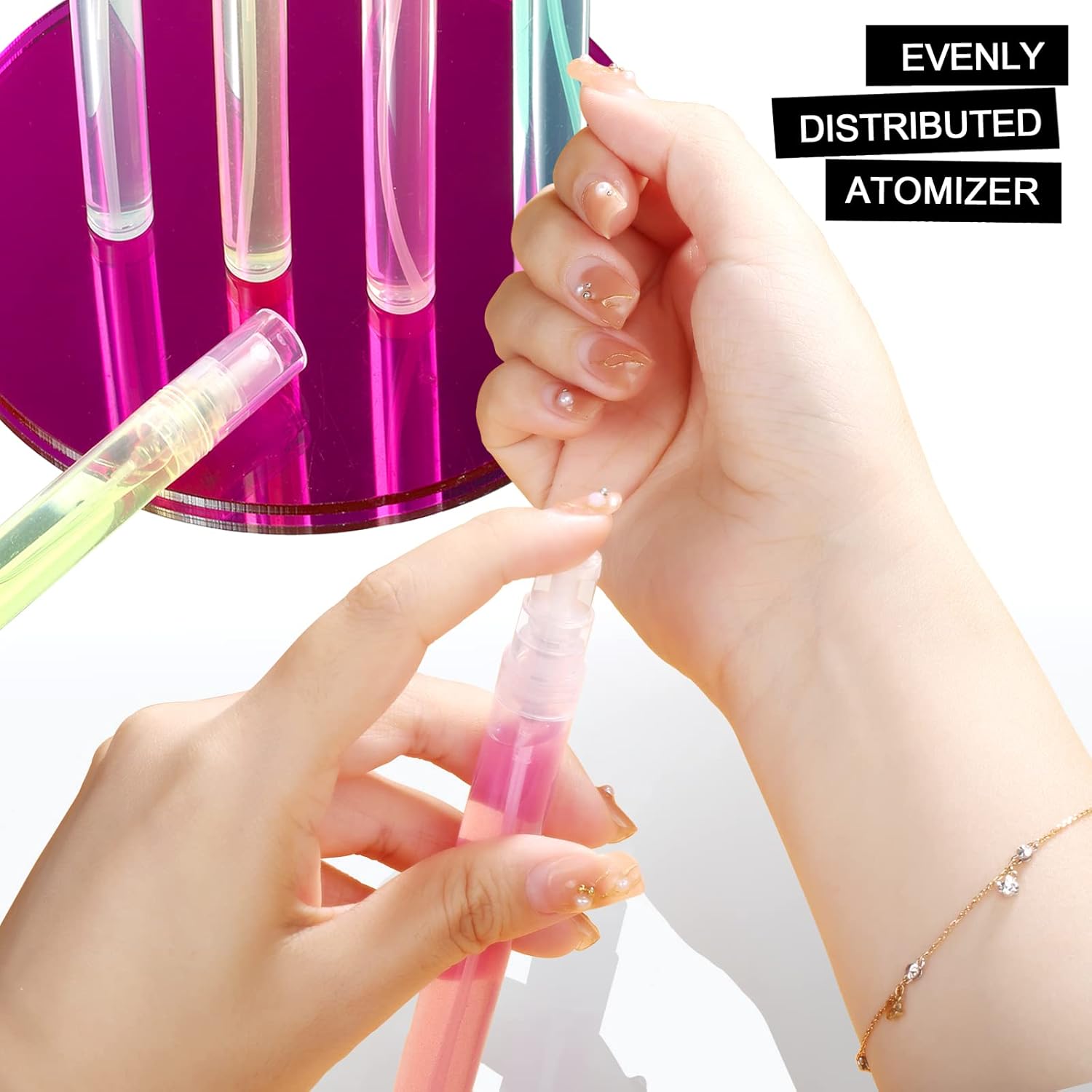 Teenitor Mini Spray Bottles 20-Pack 10ml Empty Refillable