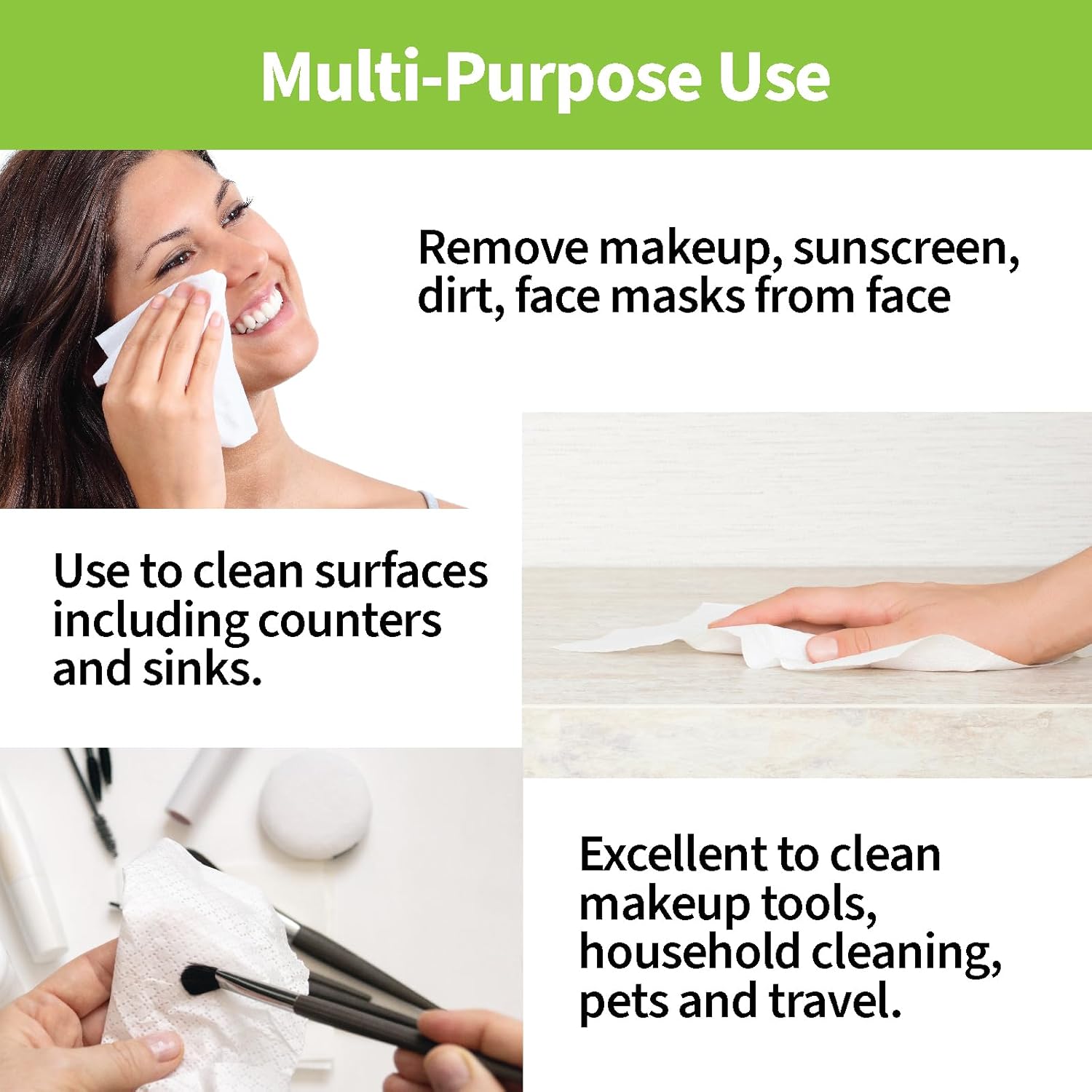 ForPro Premium Pure Simple XL Facial Towels 50 Count