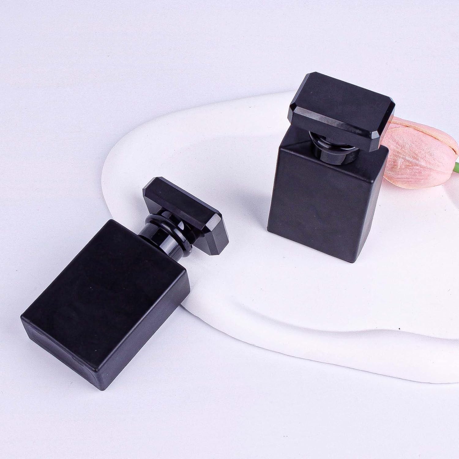 2pcs 30ml Glass Perfume Bottles Empty Refillable Travel Atomizers