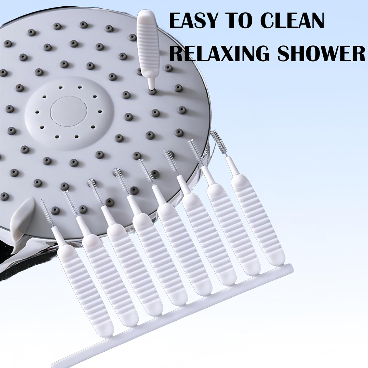 Shower Head Cleaning Brush with Storage Box 20 Pcs